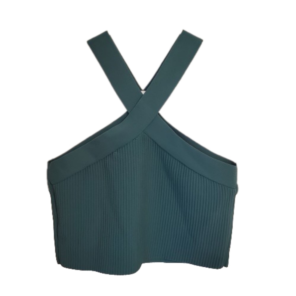 Sincerely Jules Size Large Nylon Crop Top